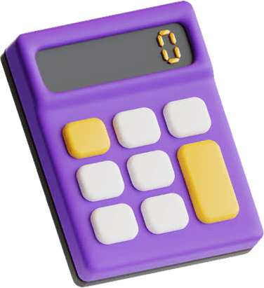 FSSAI Delhi Fee Calculator 3D Illustration